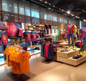 Fanshop des FC Barcelona