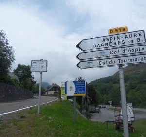 Auffahrt zum Col d'Aspine und Col du Tourmalet