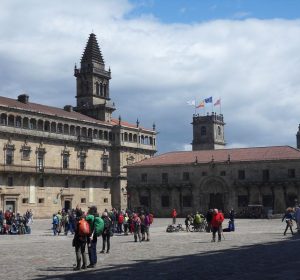 Platz vor der Kathedrale von Santiago