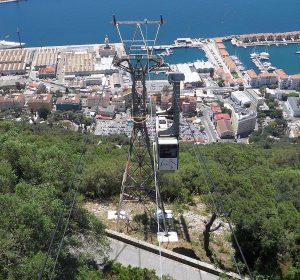 Mit der Seilbahn auf den Gipfel von Gibraltar