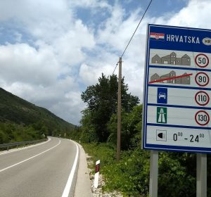 An der kroatischen Grenze
