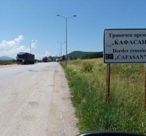 Grenze Mazedonien - Albanien