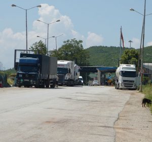 Grenze Mazedonien - Albanien